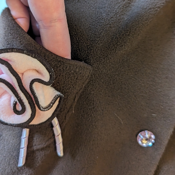 Bonnie Jean sz 2/2T vintage rose brown jacket & tam EUC - Picture 4 of 7